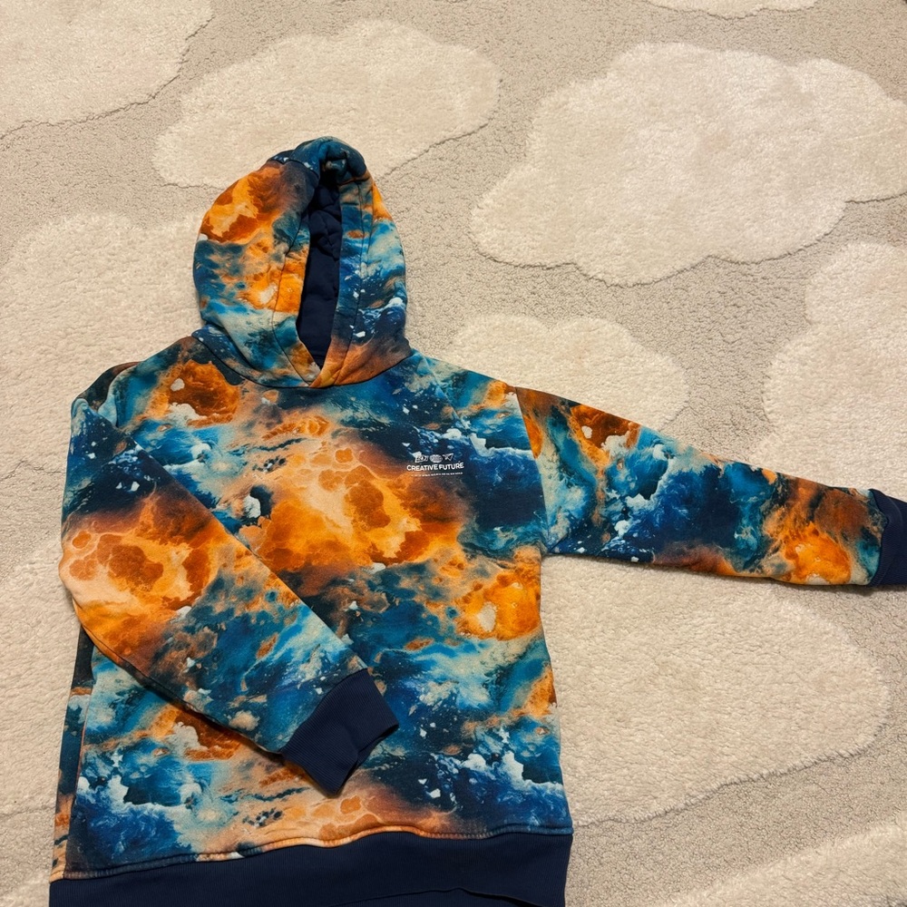 Colorful Tie-Dye Hoodie Galaxy
